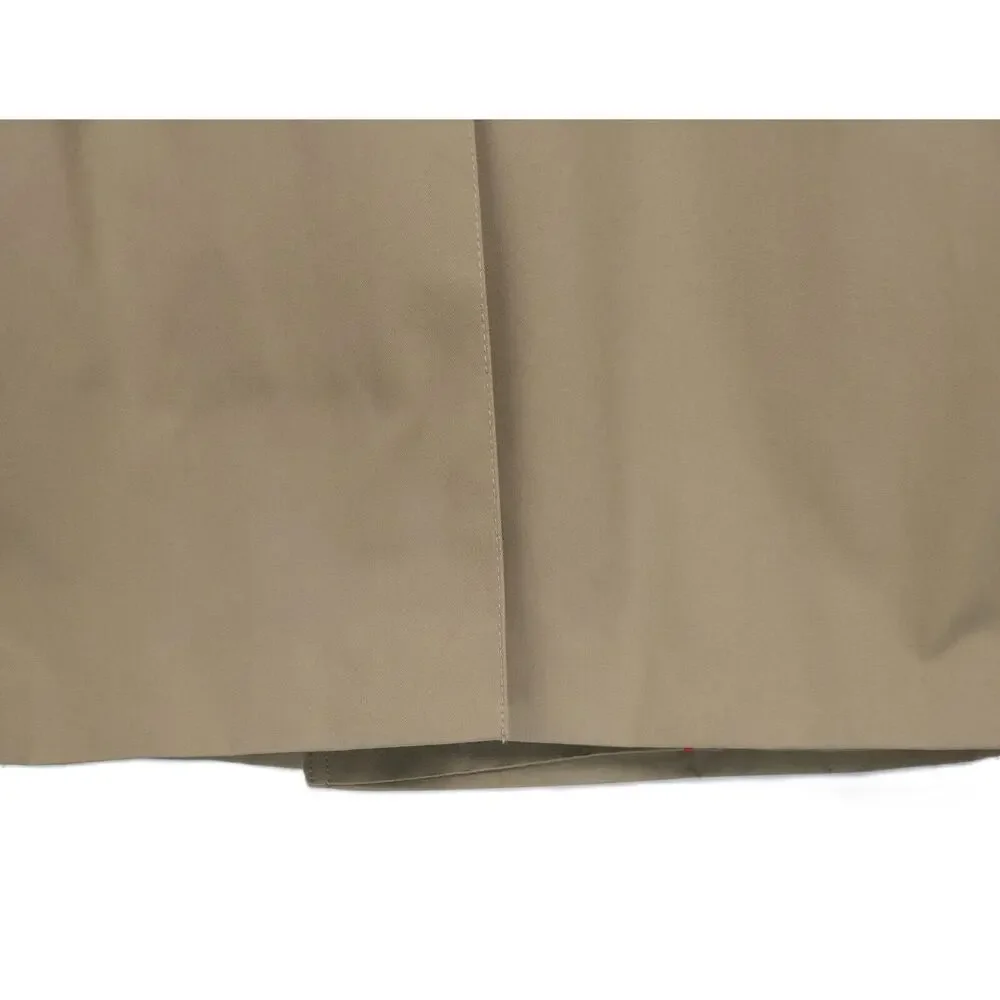 Hugo Boss Mens Regular Fit Raincoat 42R Open Brown Water Repellant Belted NWT